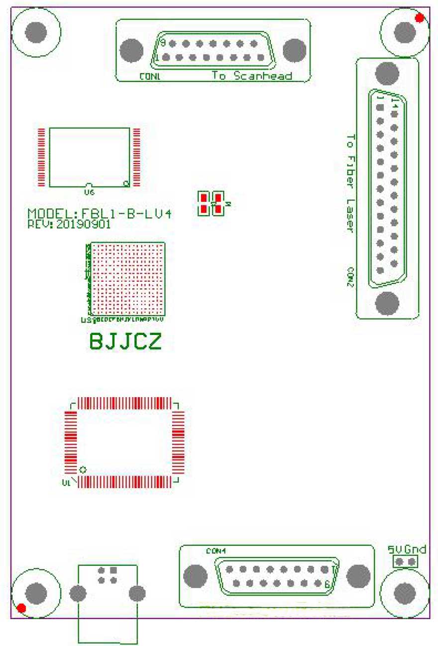 金橙子光纖激光打標(biāo)卡（無軸）FBL1-B-LV4